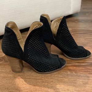 Lucky Brand open-toe booties